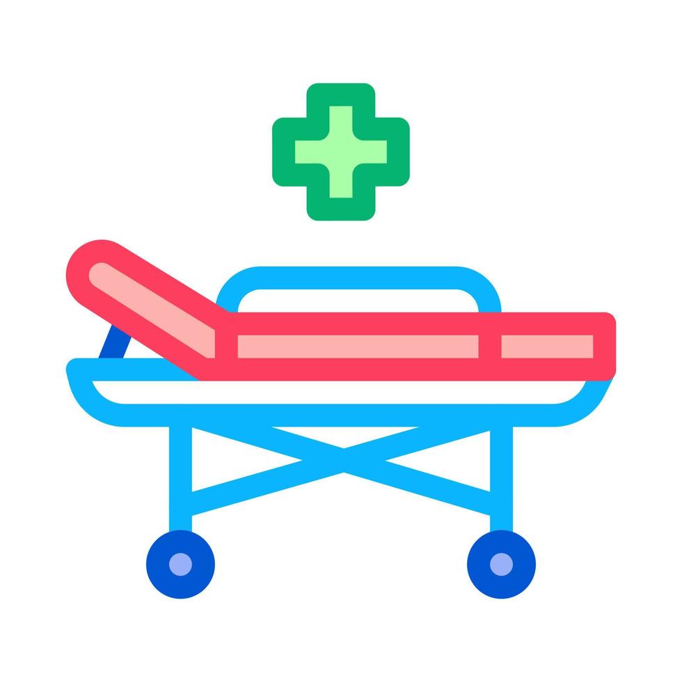 medical wheelchair icon vector outline illustration