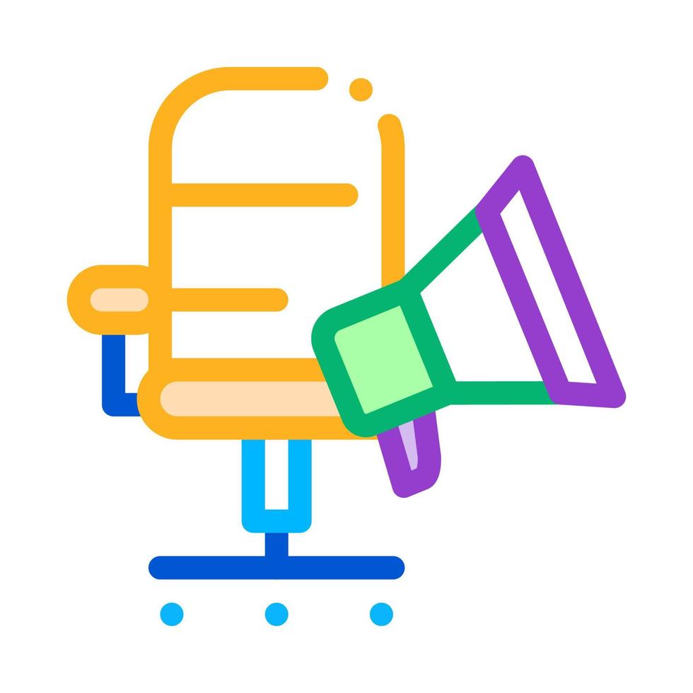 loudspeaker device icon vector outline illustration