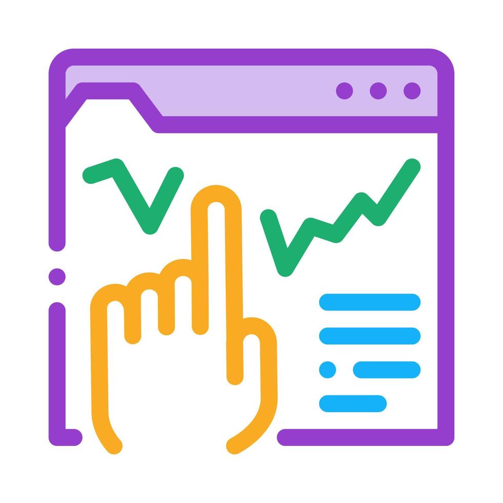 business promotion folder icon vector outline illustration