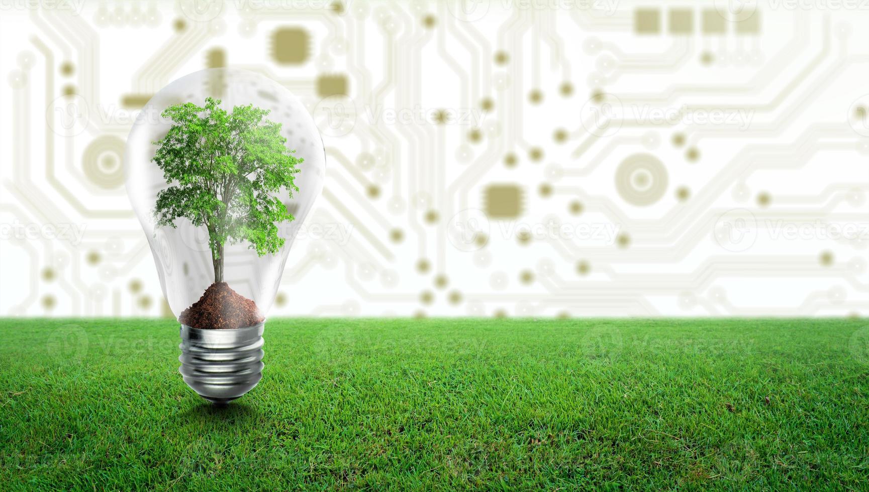 Environmental Technology, Green Computing, Green Technology, Green IT, csr, and IT ethics Concept.Environmental Technology, Green Computing, Green Technology, Green IT, csr, and IT ethics Concept. photo