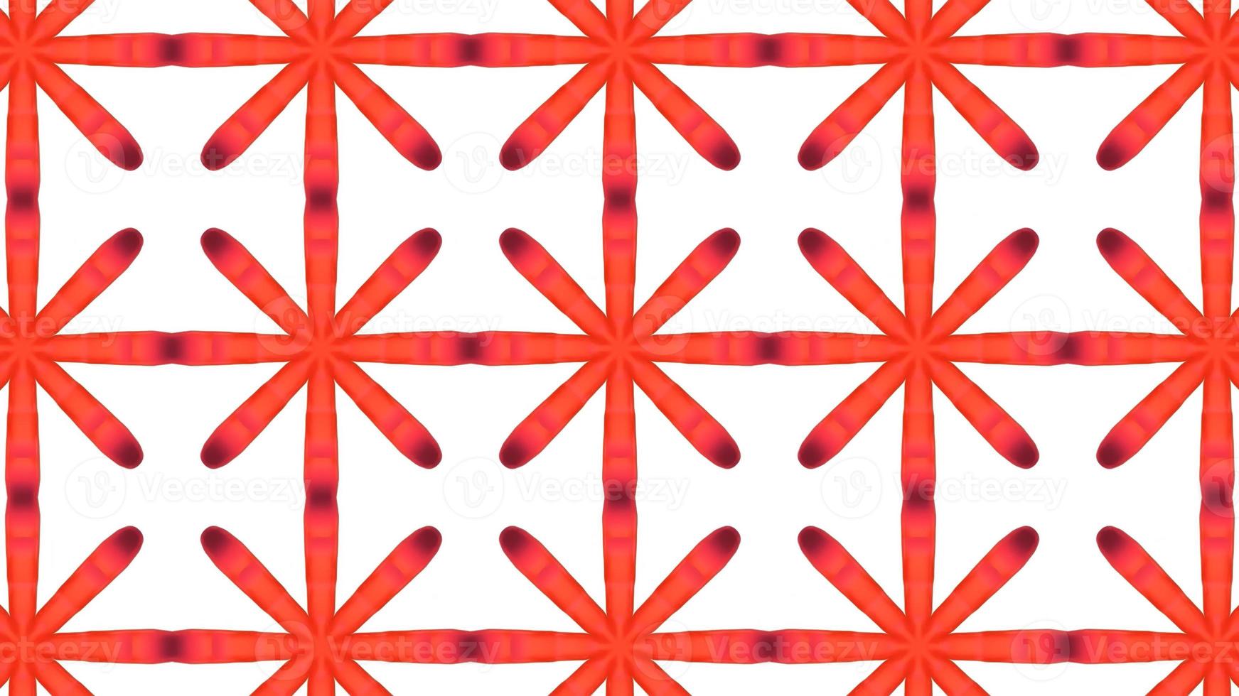 Digital Illustration Red Kaleidoscope Tiles Background photo