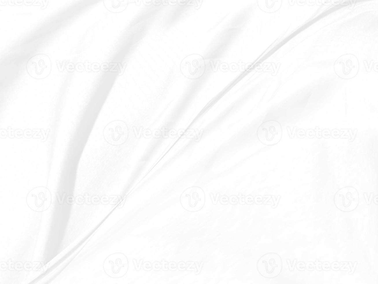 Clean soft fabric woven beautiful abstract smooth curve shape decorative corner fashion textile white background photo