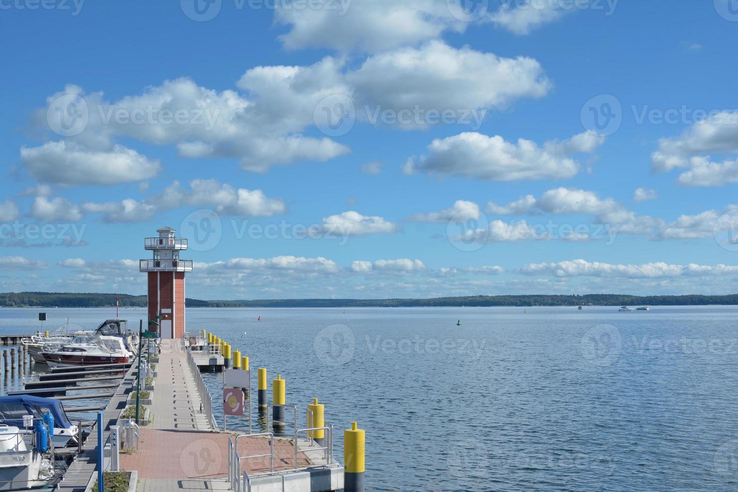 Marina and Lighthouse,Plau am See,Mecklenburg Lake District,Germ photo