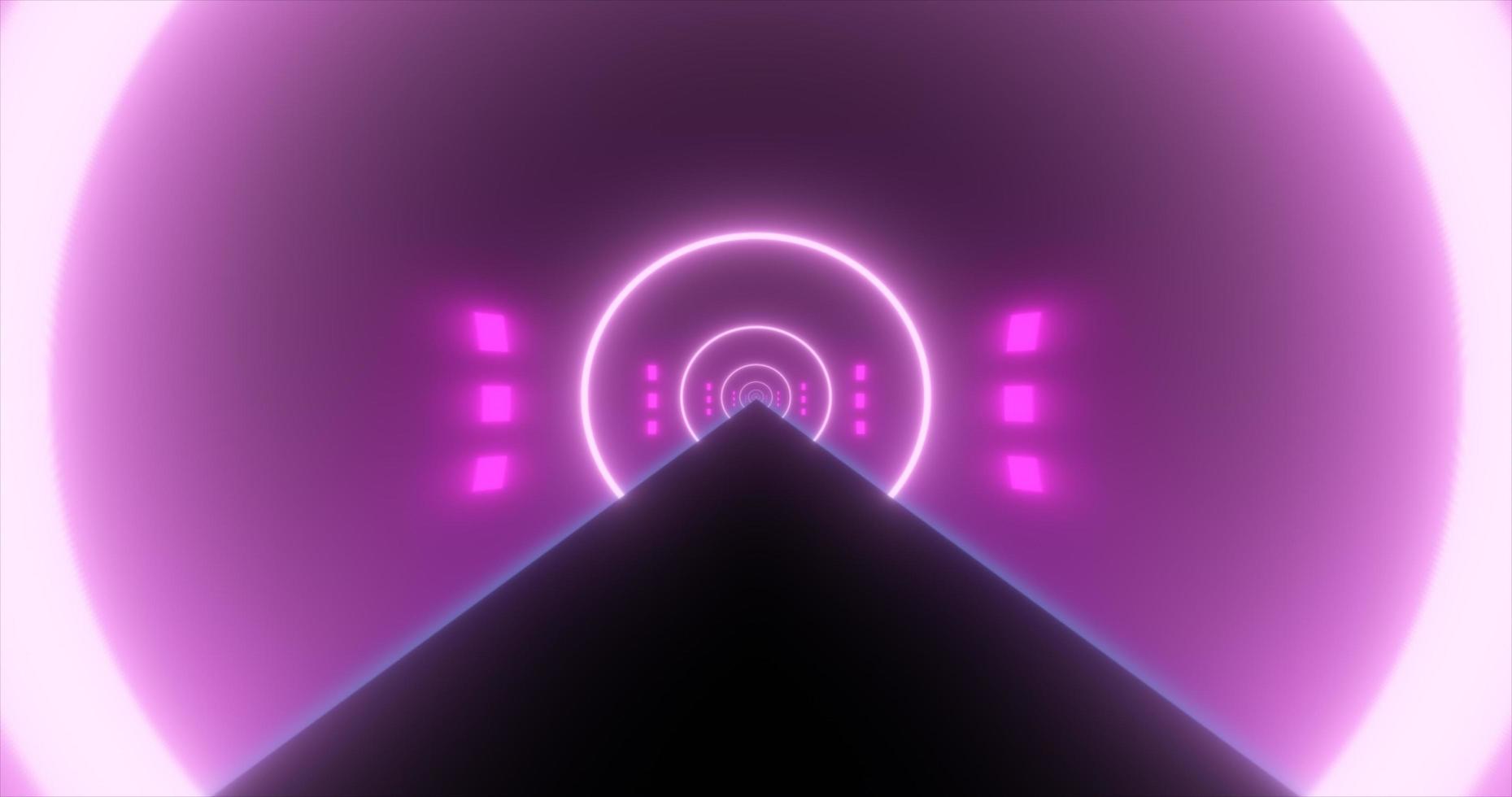 Abstract glowing neon retro tunnel round bright shiny multicolored beautiful. Abstract background photo