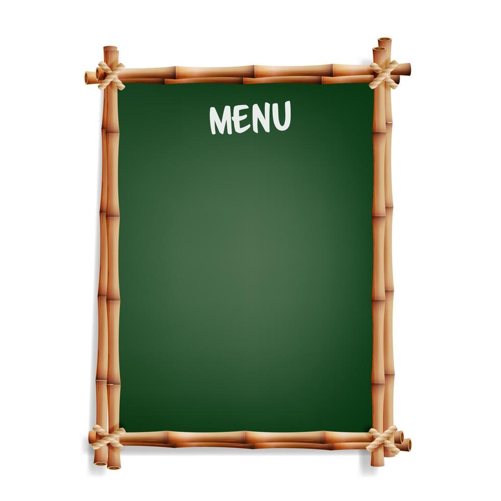 Menu Board. Cafe Or Restaurant Menu Board vector