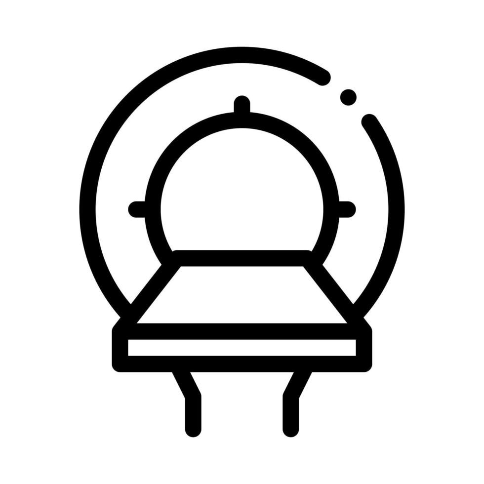 Mri Equipment Icon Vector Outline Illustration