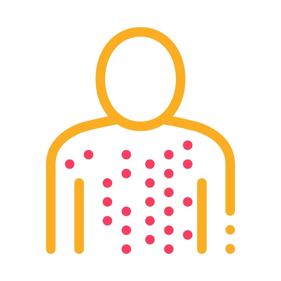 Human Disease Icon Vector Outline Illustration