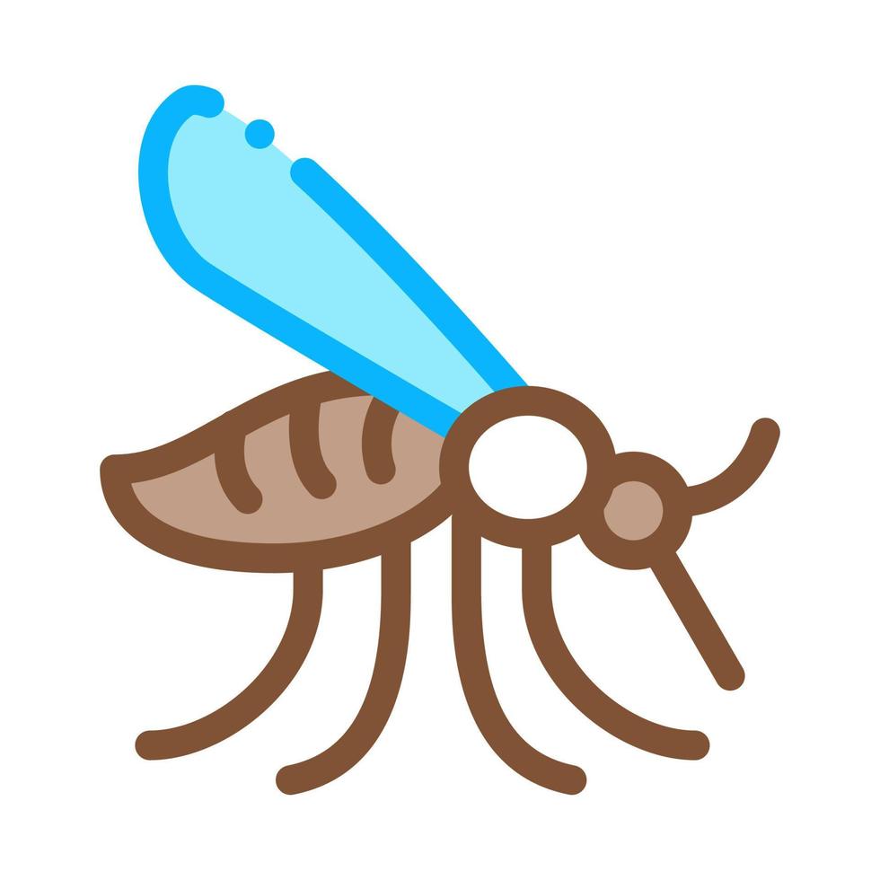 Malaria Mosquito Icon Vector Outline Illustration