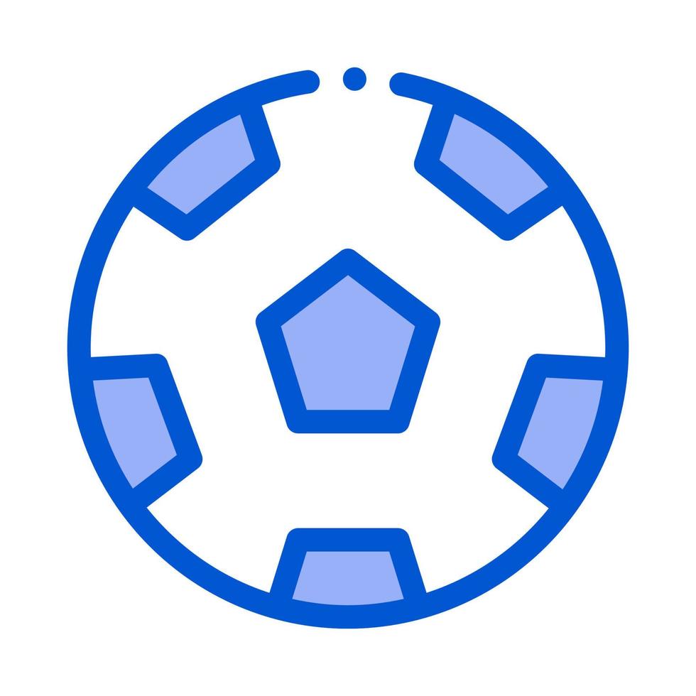 ilustración de contorno de vector de pelota de juego de fútbol