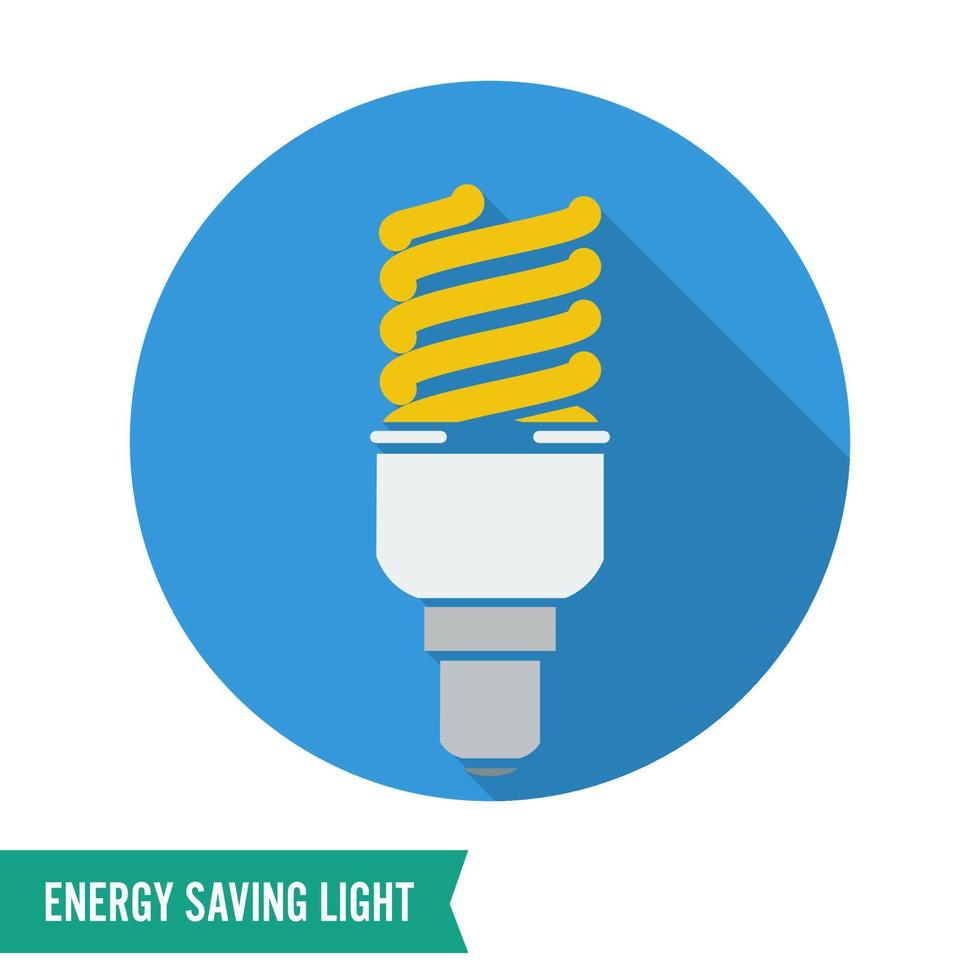 Energy Saving Light Vector