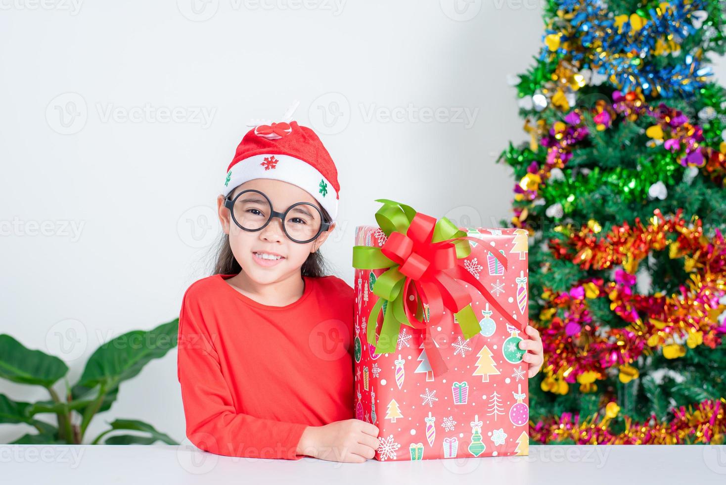 child girl cristmas photo