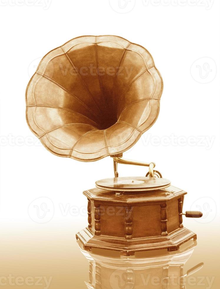 Vintage old Gramophone photo