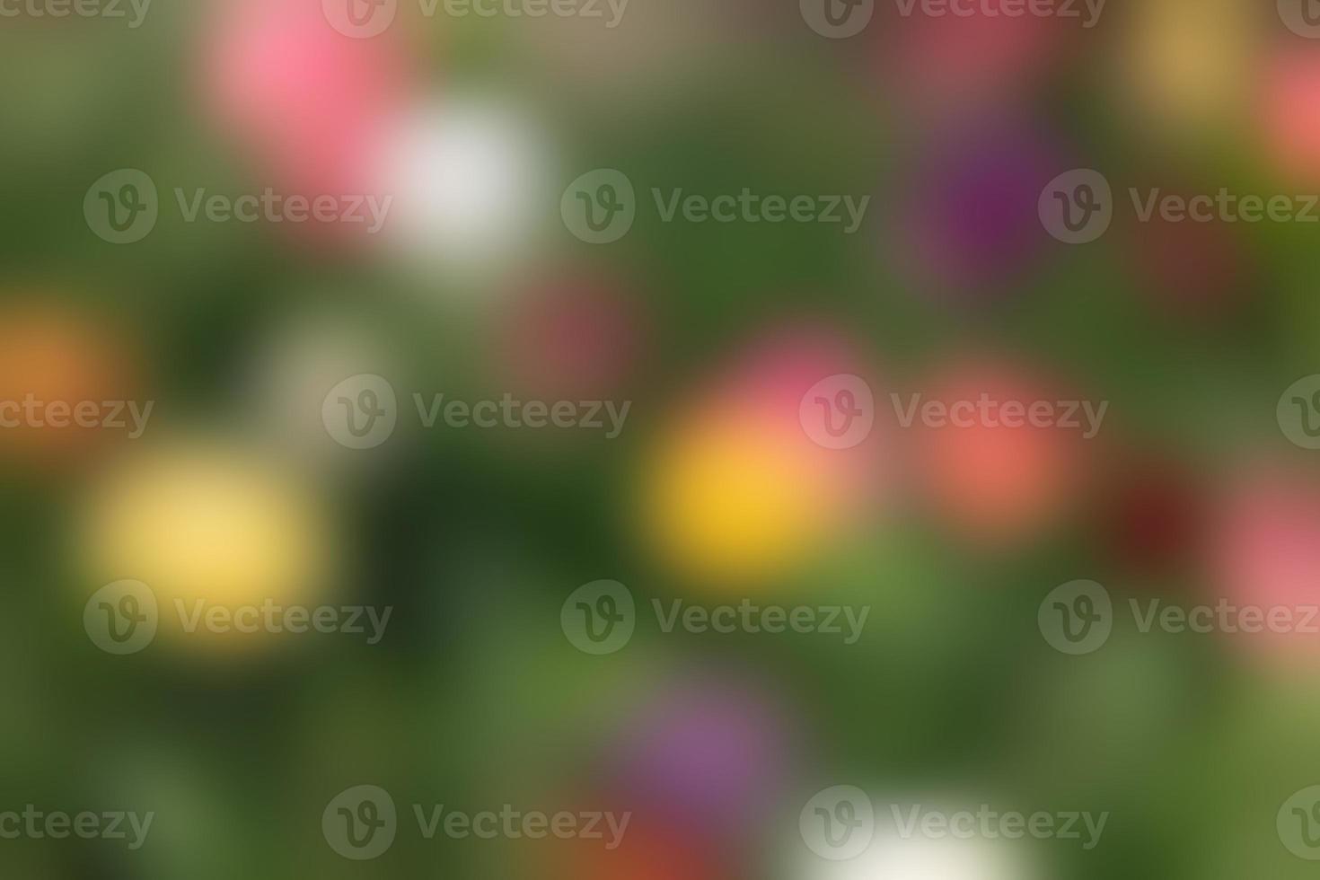 Abstract blurred image of a spring garden photo