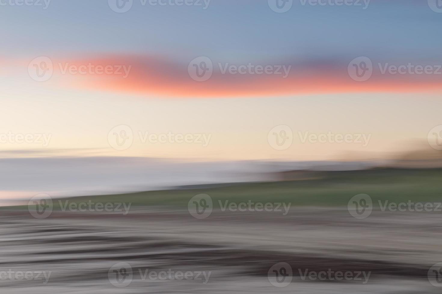 blurred sea landscape photo