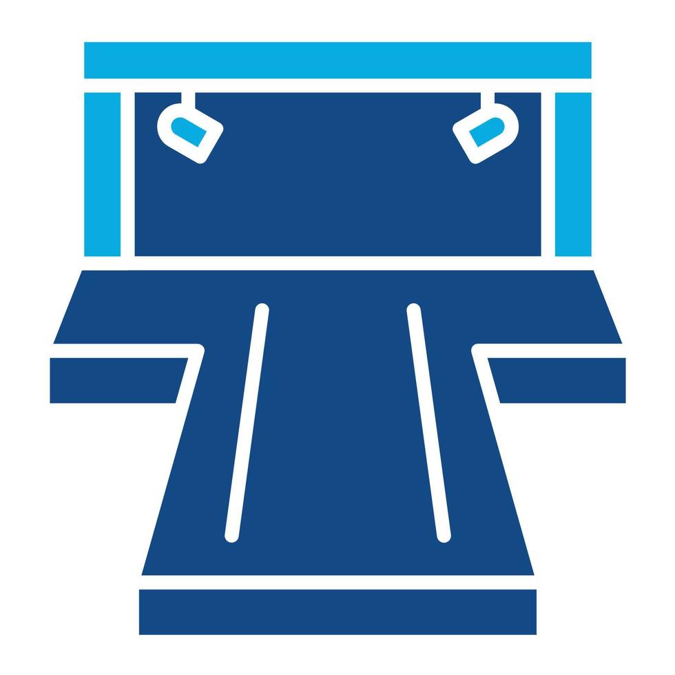Runaway Glyph Two Color Icon vector