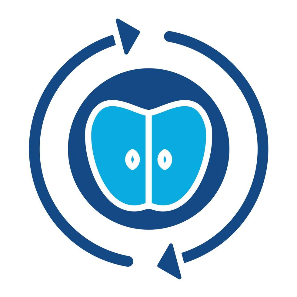 Composting Glyph Two Color Icon vector