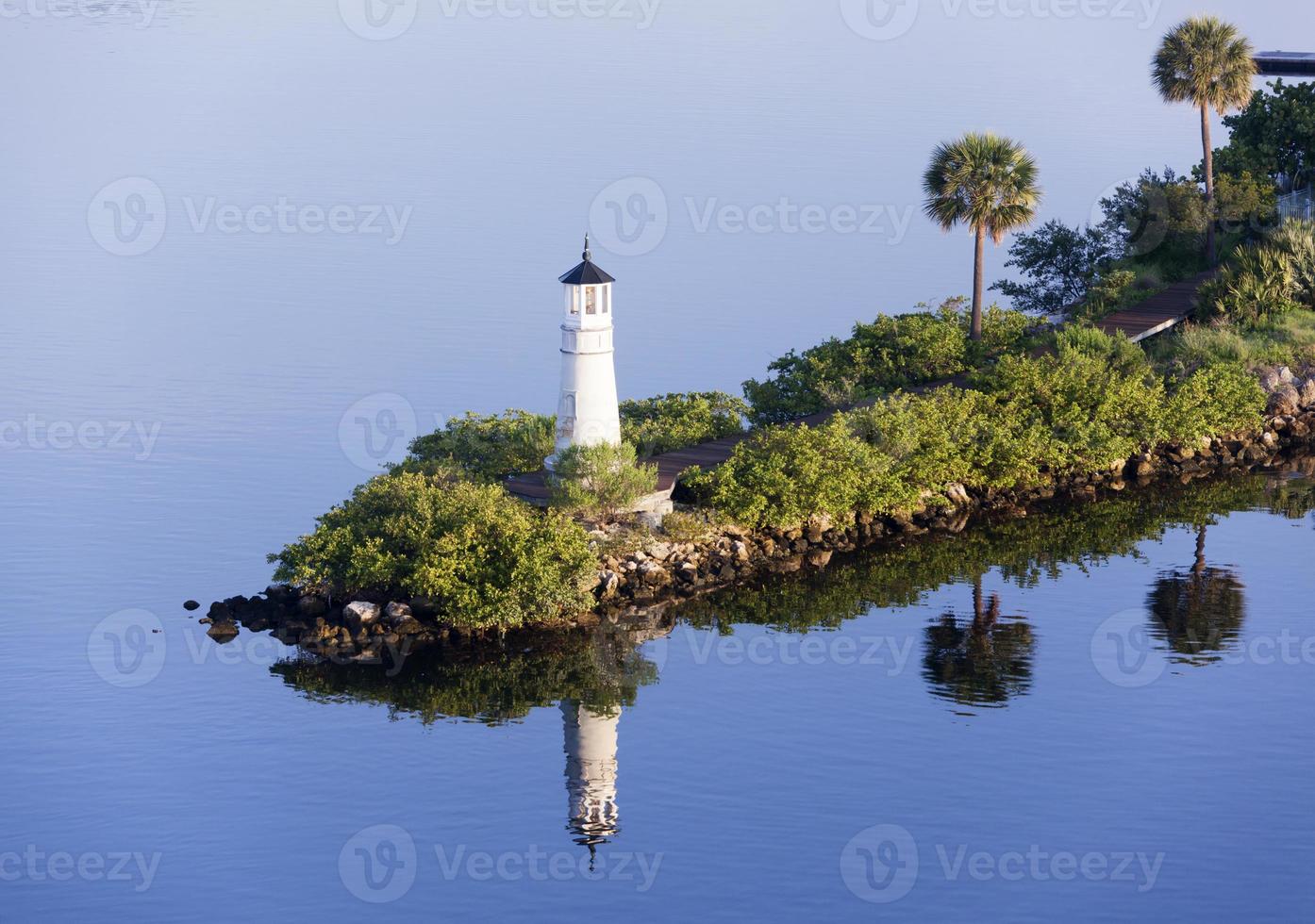 Tampa City Lighthouse At Dawn photo