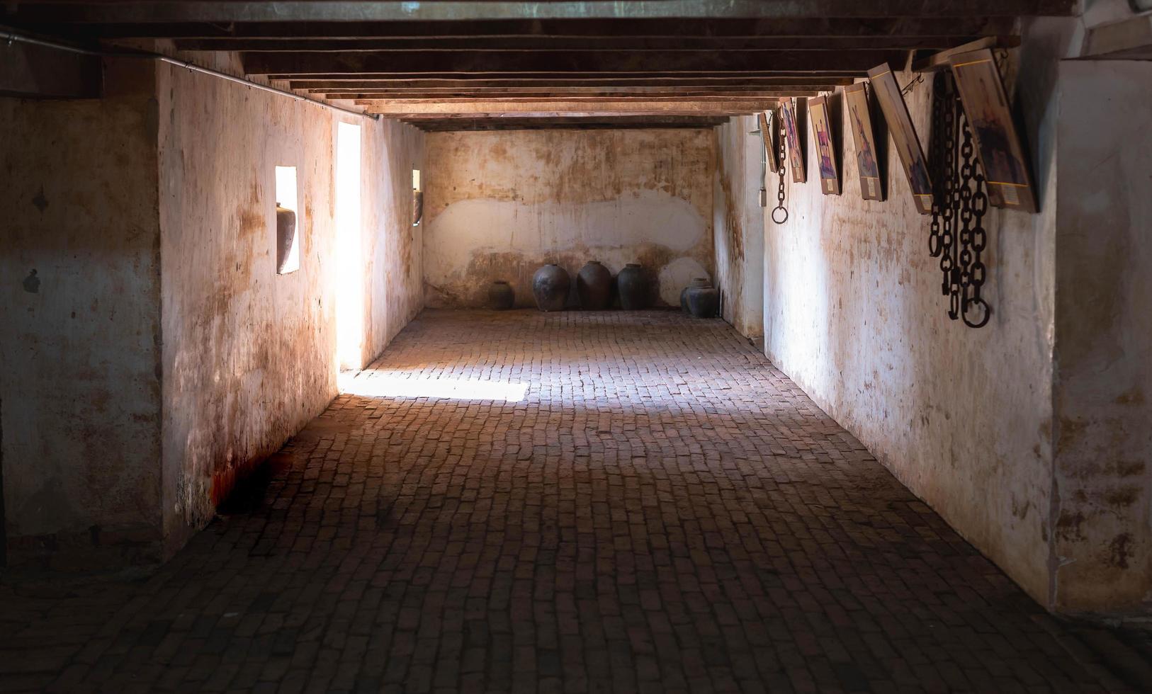 The ancient Basement prison at the north of Thailand. At the present is became to the Museum of Khum chao luang. photo