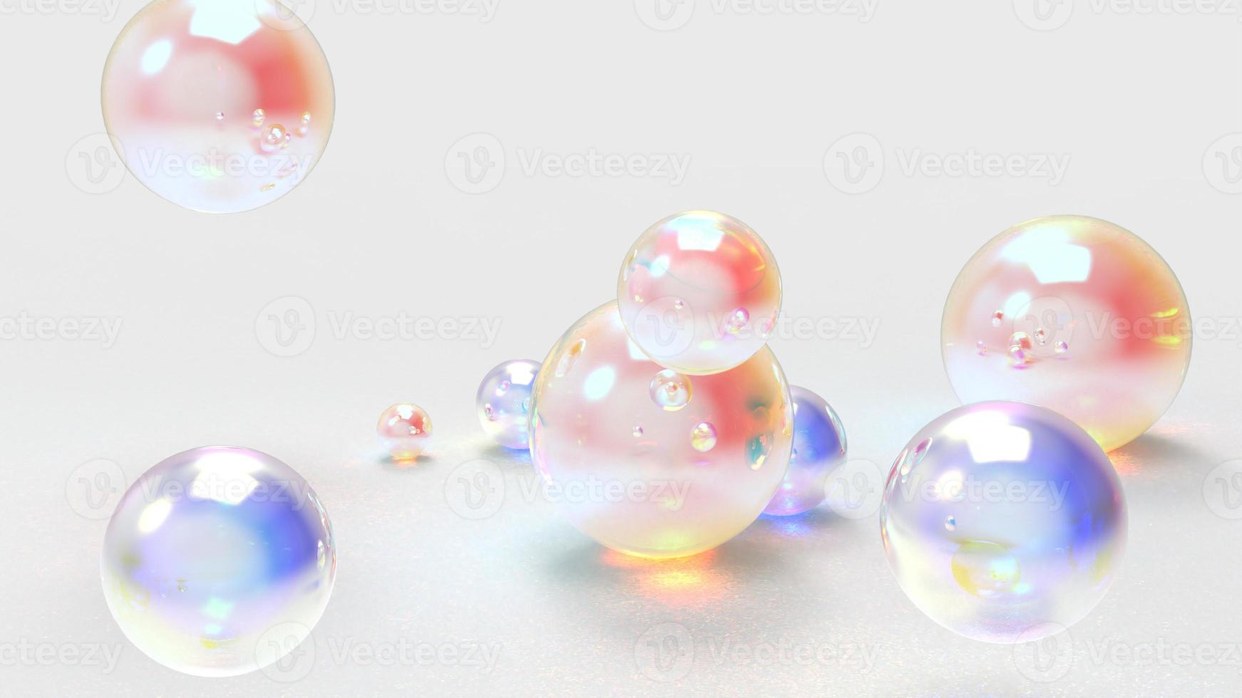 luxury pearls background, pearls background 3D render photo