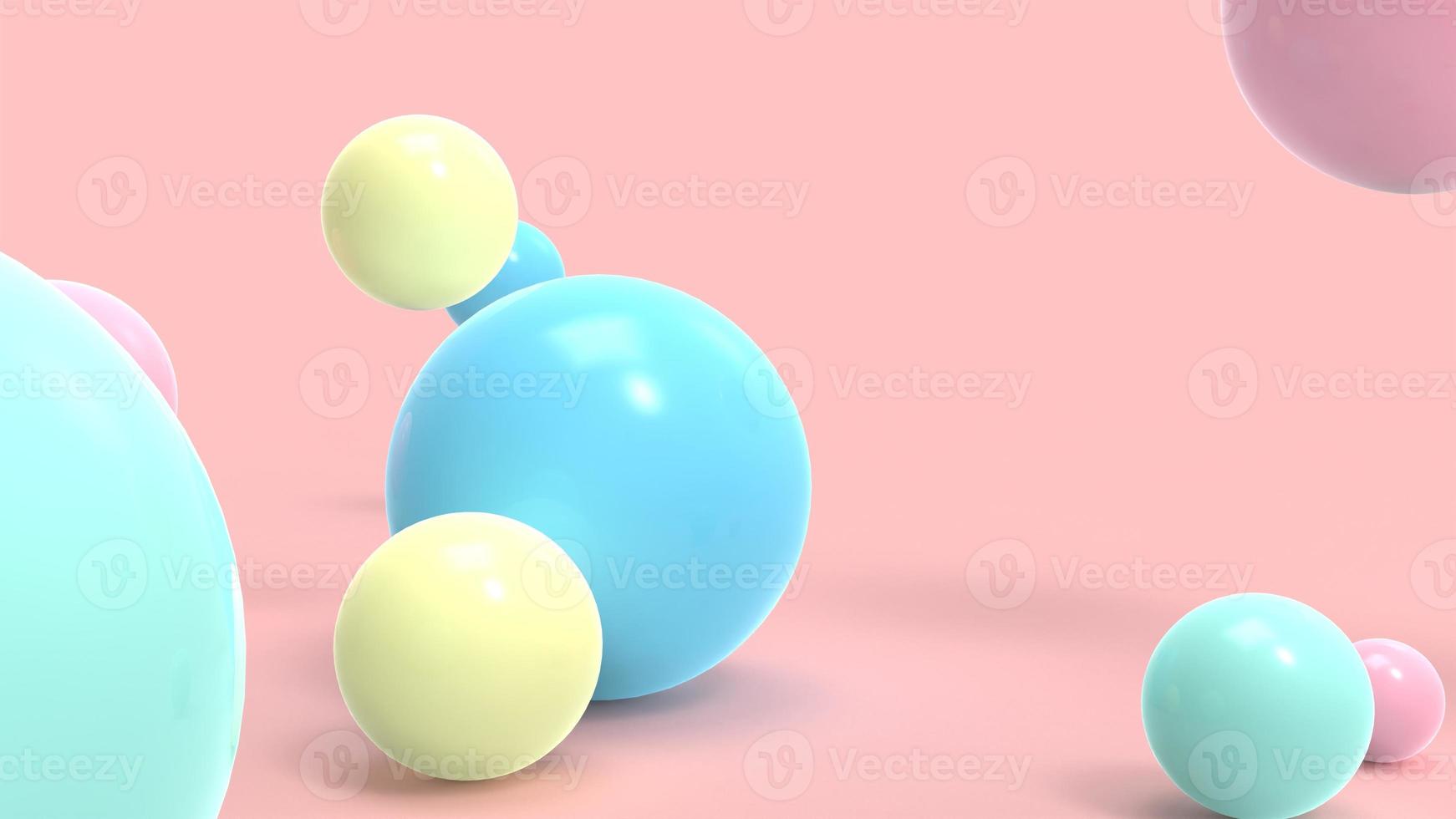 colorful paste beads background, pearls background 3D render photo
