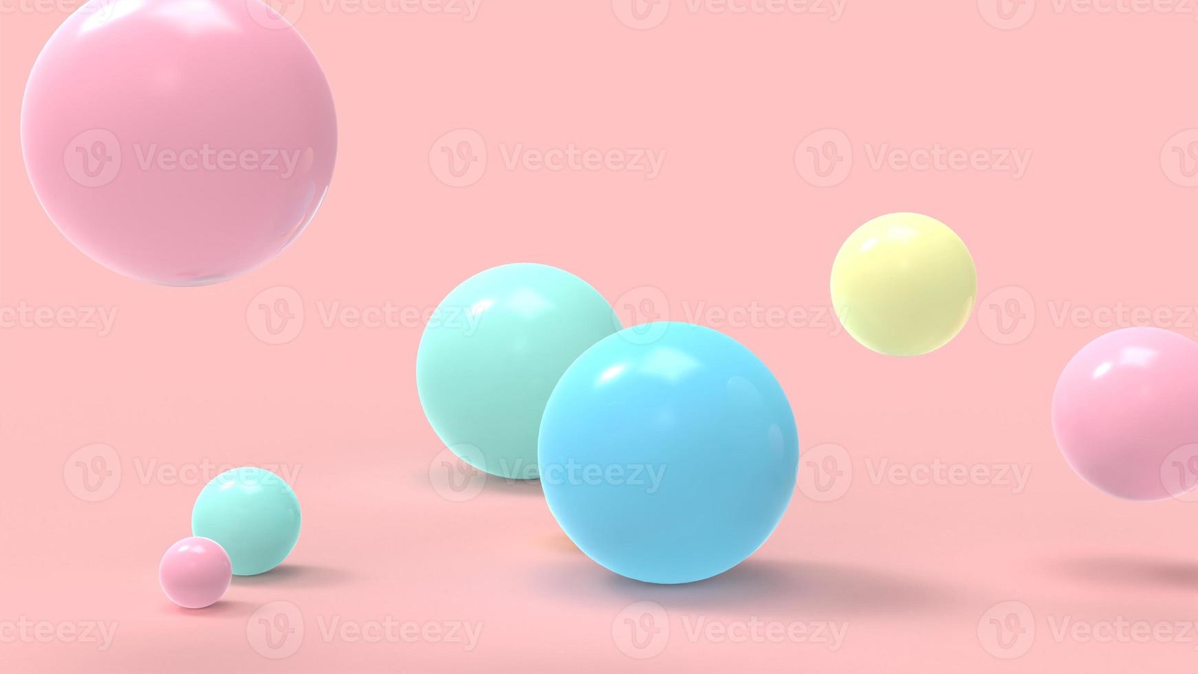 colorful paste beads background, pearls background 3D render photo