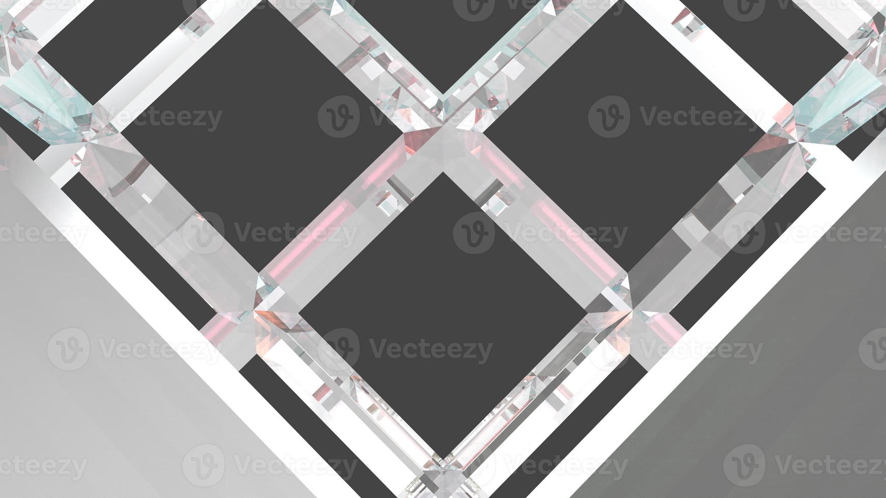 diamond 3d modern wireframe geometric structure background photo