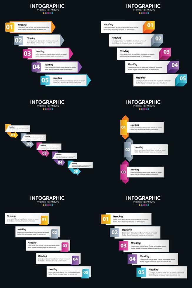 Create engaging presentations with our vector infographics pack