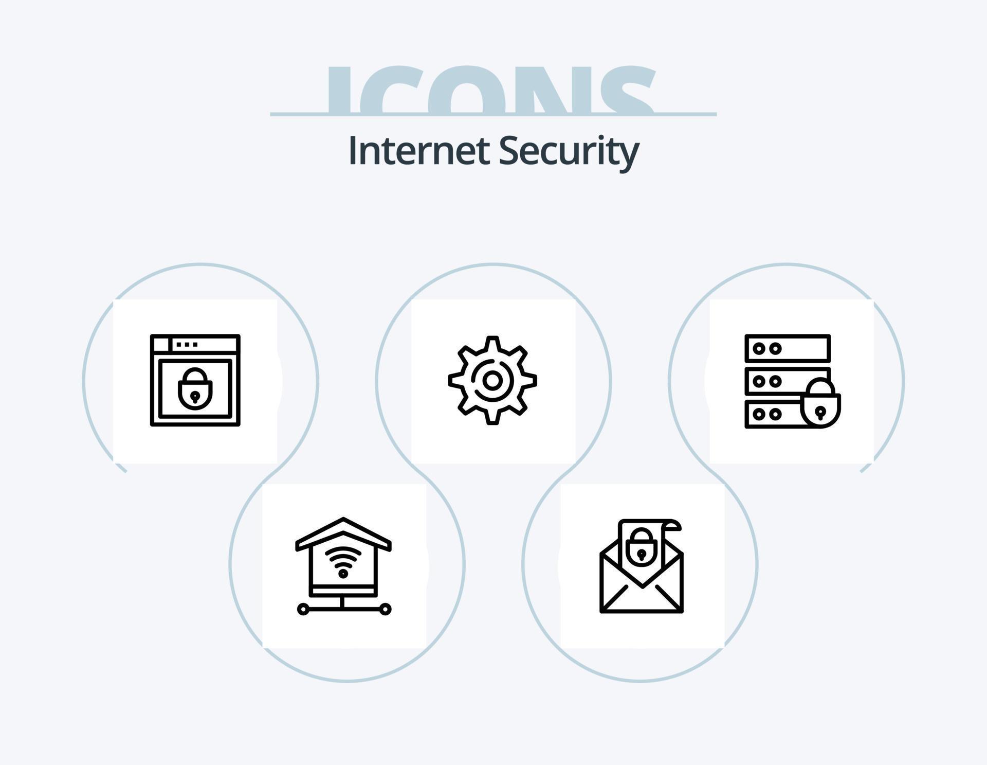 Security Line Icon Pack 5 Icon Design. shield. safety. protection. security