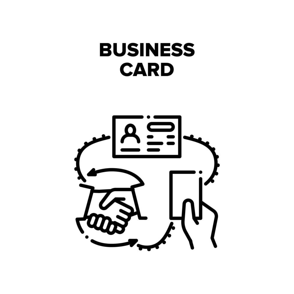 Business Card Vector Black Illustration 17572301 Vector Art at Vecteezy