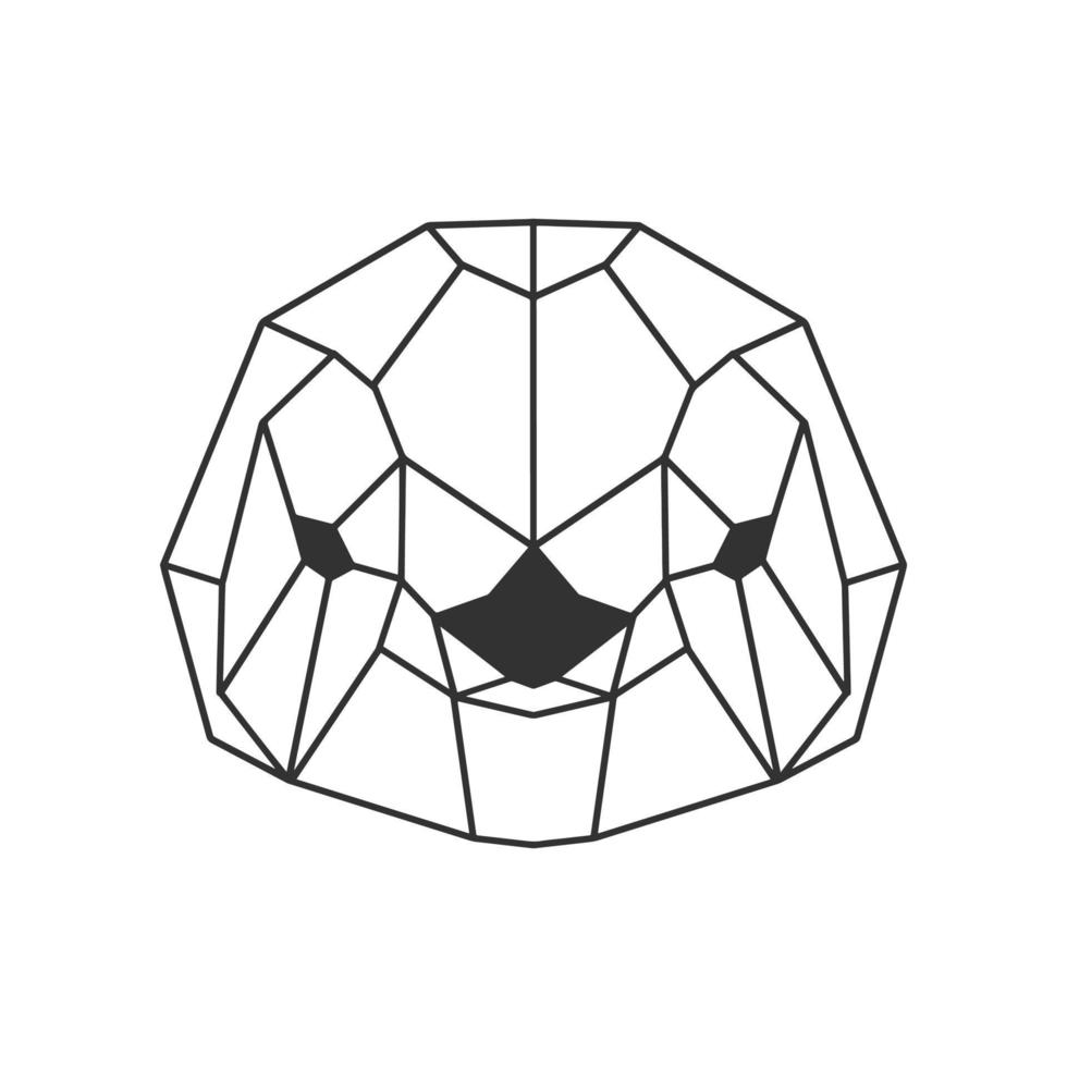 Penguin Lowpoly illustration vector