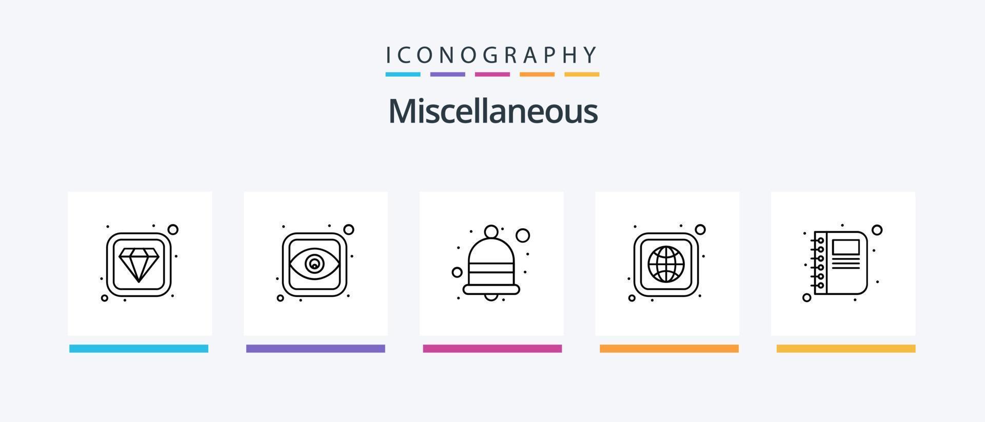 Miscellaneous Line 5 Icon Pack Including development. plugin. premium value. diamond. Creative Icons Design vector