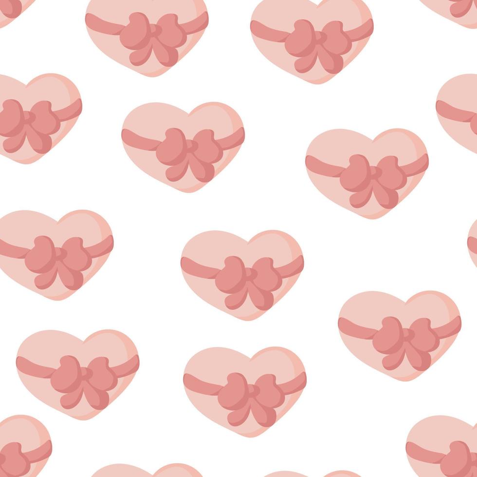 Fondo de vector de diseño de corazón de amor transparente. patrón sin costuras en el día de san valentín. la textura transparente con cuteheart. impresión romántica sin fin.