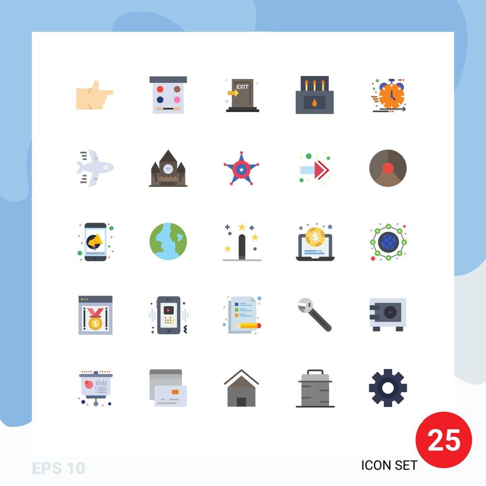 25 Universal Flat Colors Set for Web and Mobile Applications agile nature escape matches adventure Editable Vector Design Elements