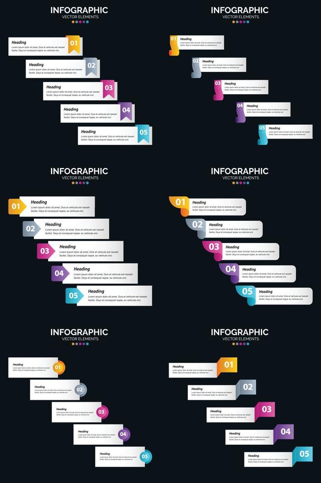 Elevate your presentation with vector infographics and cycle diagrams