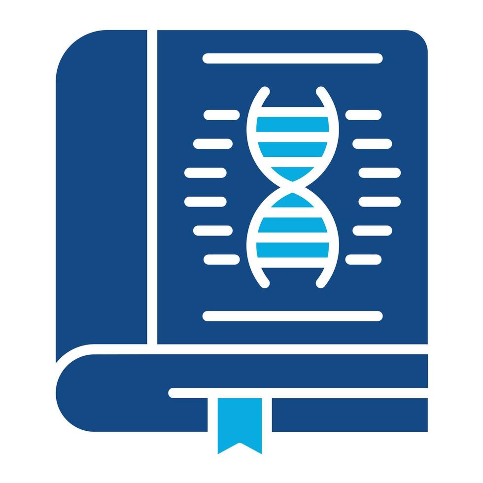 Scientific Literature Glyph Two Color Icon vector