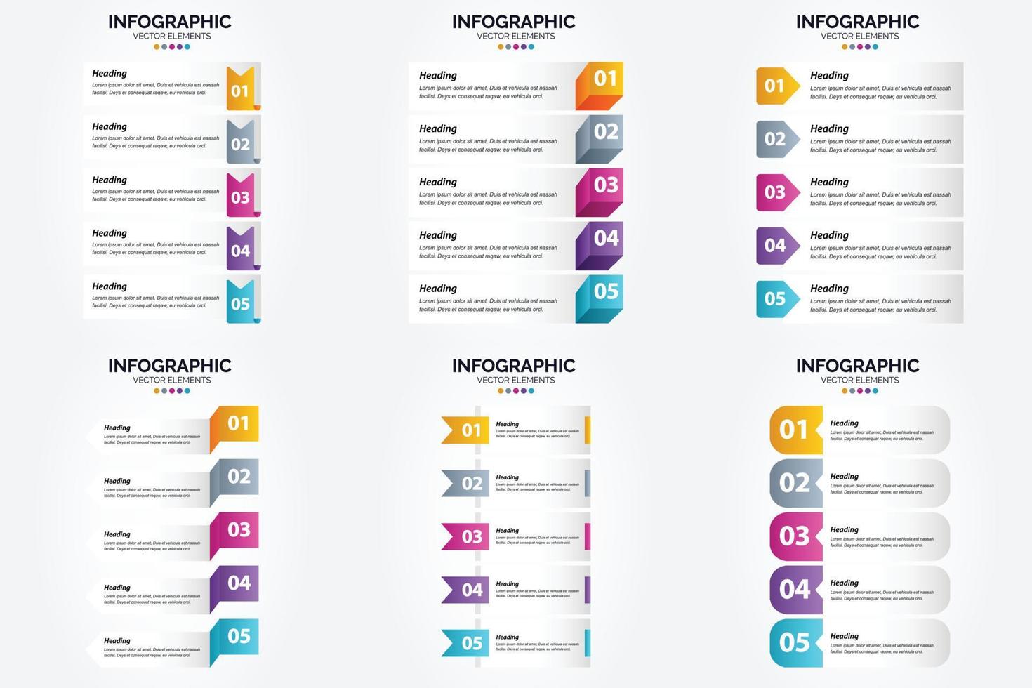 Use this set of vector illustration infographics for advertising in a brochure. flyer. or magazine.