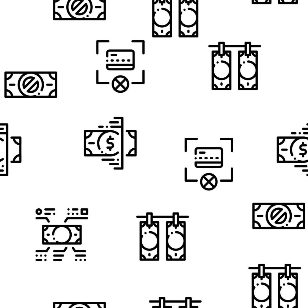 vector de patrones sin fisuras de dinero falso