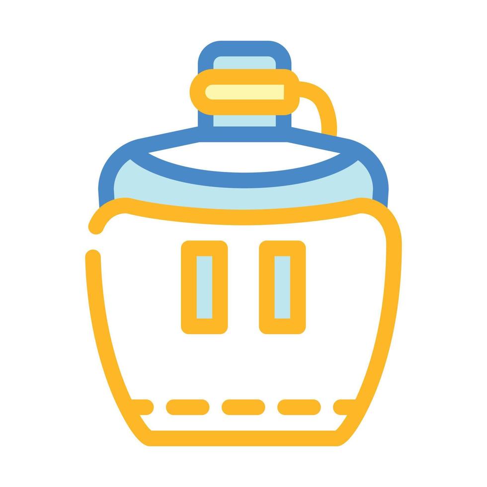 flask drink color icon vector illustration