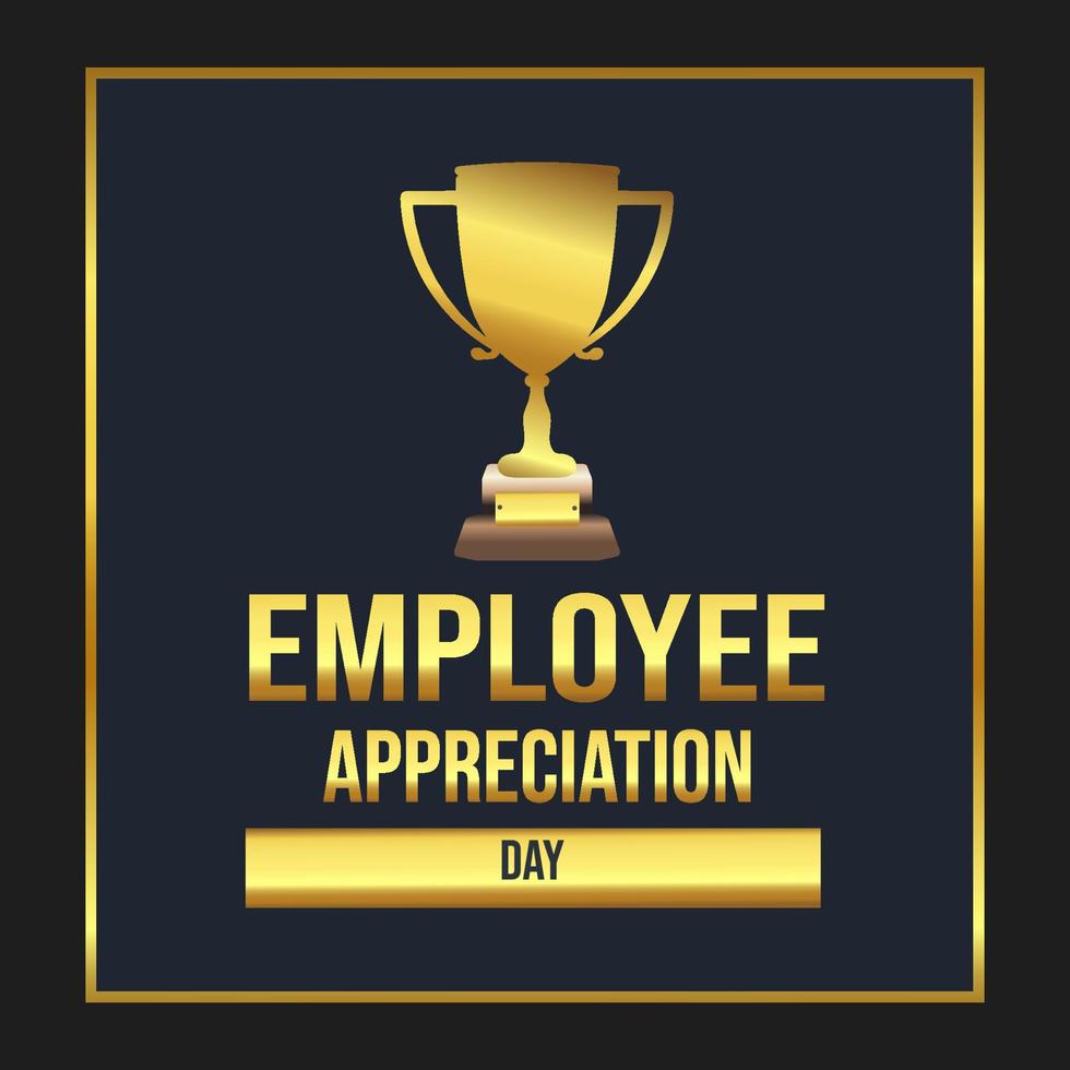 Employee Appreciation Day. vector template for banner