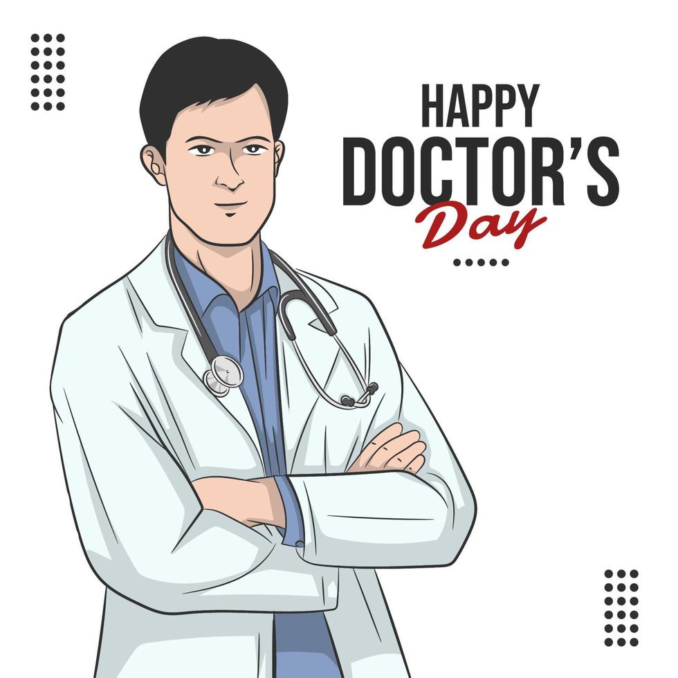 international doctors day-Vector illustration of doctor vector