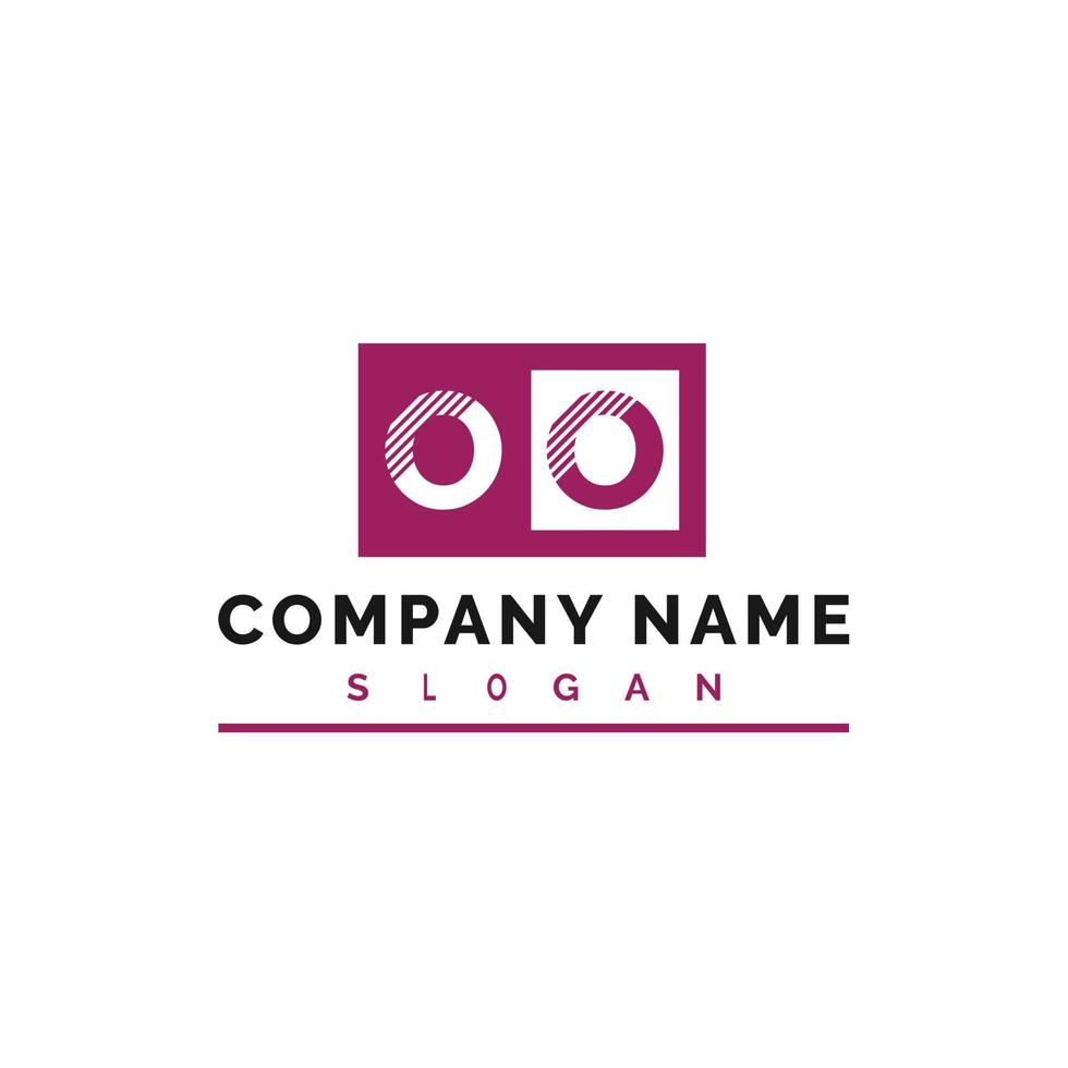 OO Letter Logo Design vector