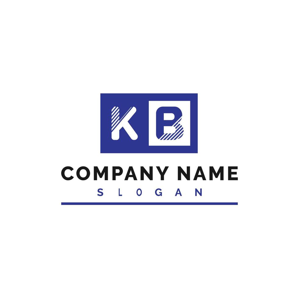 KB Letter Logo Design vector