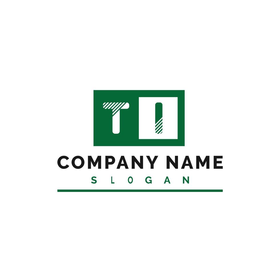 TI Letter Logo Design vector