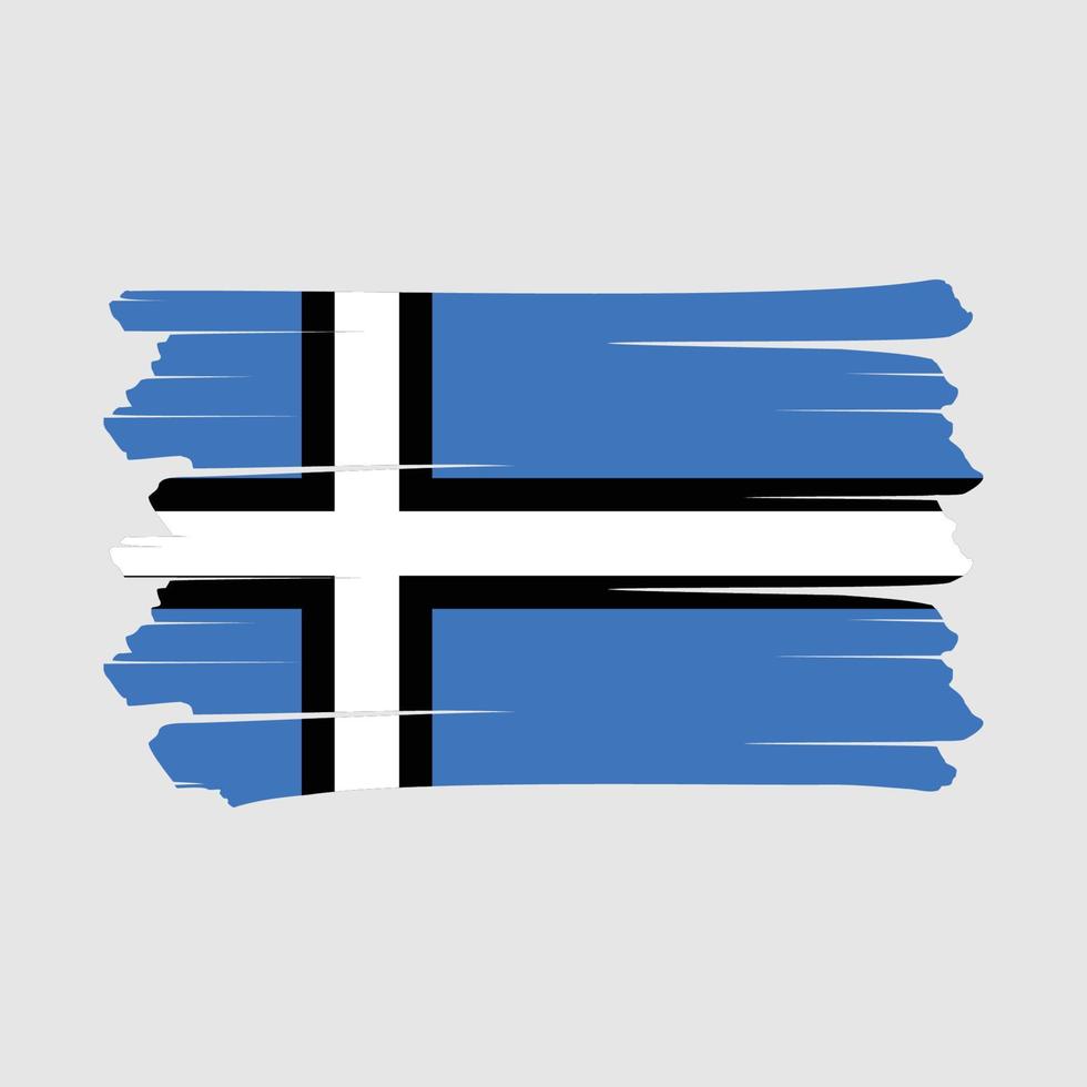 cepillo de bandera de Estonia vector