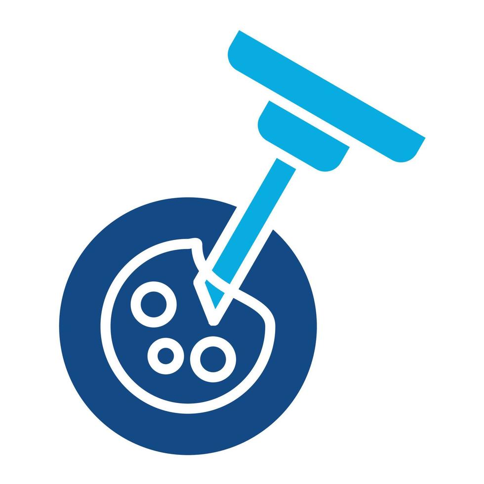In Vitro Fertilization Glyph Two Color Icon vector