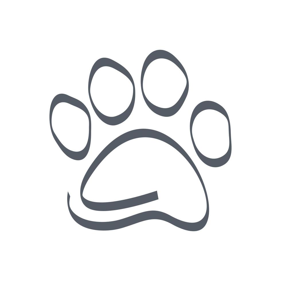 Simple Paws Logo vector