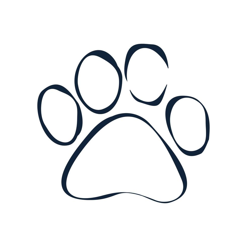 Simple Paws Logo vector