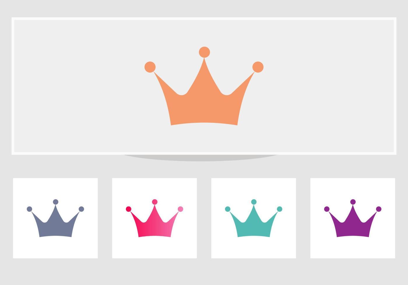 Crown Icon Vector