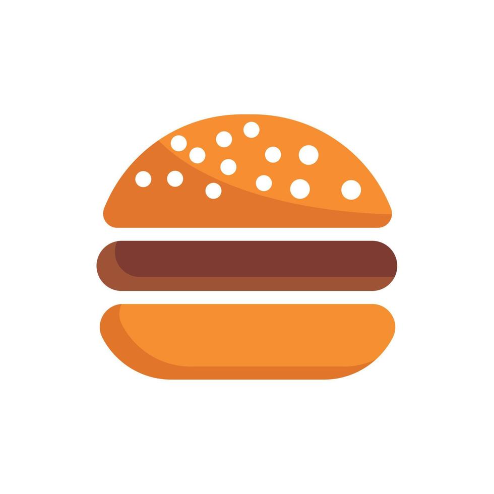 Burger Symbol, Burger Icon Vector Template