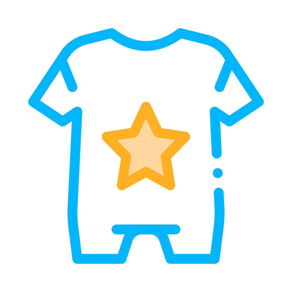 Baby Clothes Icon Vector Outline Illustration